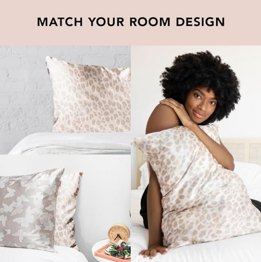 Pillowcase for Hair - Softer Than Silk Pillow Cases for Hair and Skin Cooling